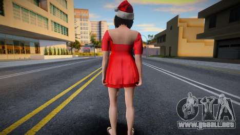 Mujer asiática con ropa de Año Nuevo 2 para GTA San Andreas