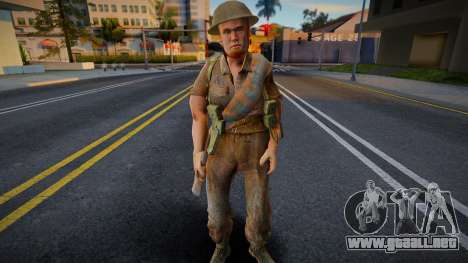 Call of Duty 2 British Soldiers 4 para GTA San Andreas