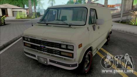 Chevrolet Van G20 [HQ] para GTA San Andreas