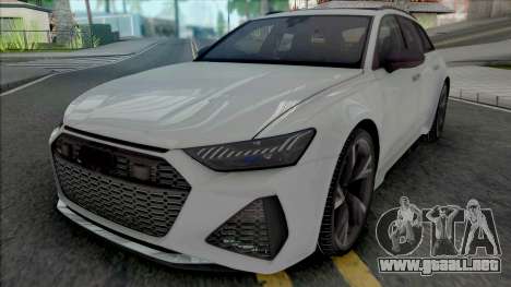 Audi RS6 Avant 2020 para GTA San Andreas