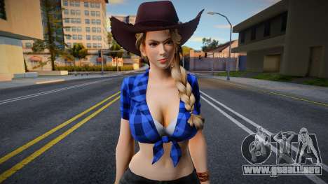 DOA Sarah Brayan Vegas Cow Girl Outfit Country 1 para GTA San Andreas