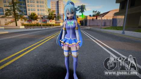 Aqua from Konosuba para GTA San Andreas