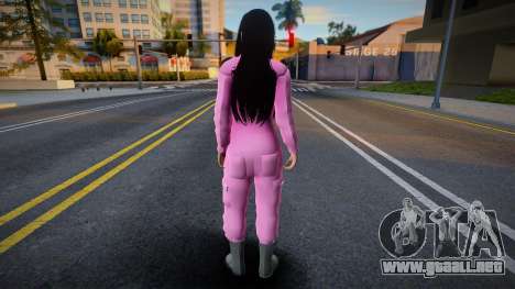 Monki Construction Suit (Pink) para GTA San Andreas