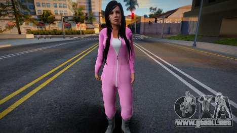 Monki Construction Suit (Pink) para GTA San Andreas