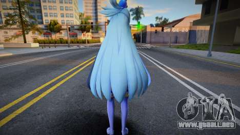 Aqua from Konosuba para GTA San Andreas