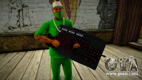 Tastatur Gun para GTA San Andreas