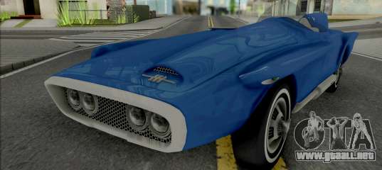 Xxx Xnr - Plymouth XNR Ghia Roadster Concept 1960 para GTA San Andreas