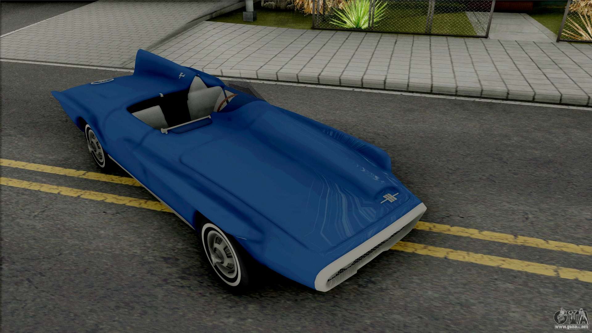 Xxx Xnr - Plymouth XNR Ghia Roadster Concept 1960 para GTA San Andreas