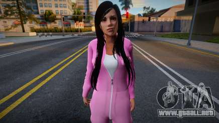 Monki Construction Suit (Pink) para GTA San Andreas