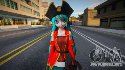 PDFT Hatsune Miku Pirate para GTA San Andreas