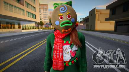 Chica con ropa de Año Nuevo 3 para GTA San Andreas