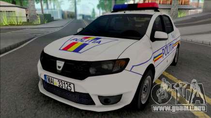 Dacia Logan 2013 Politia para GTA San Andreas