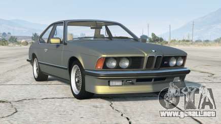 BMW M635 CSi (E24) 1986〡add-on v1.0a para GTA 5