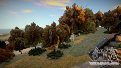 Vegetación otoñal para GTA San Andreas