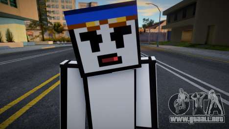 Sven - Stickmin Skin from Minecraft para GTA San Andreas