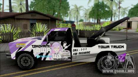 Tow Truck Tokoyami Towa Itasha para GTA San Andreas