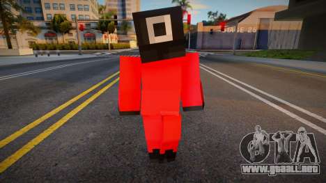 Minecraft Squid Game - Square Guard para GTA San Andreas