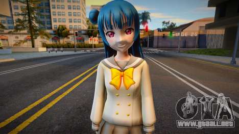 Love Live skin 4 para GTA San Andreas