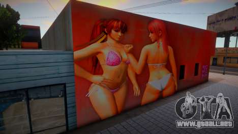 Hot Honoka and Kasumi Mural para GTA San Andreas