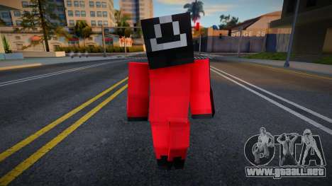 Minecraft Squid Game - Trangle Guard para GTA San Andreas