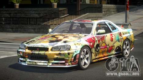 Nissan Skyline R34 ZR S10 para GTA 4