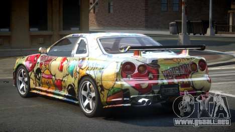 Nissan Skyline R34 ZR S10 para GTA 4