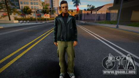 Claude Head GTA3 v2 para GTA San Andreas