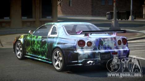 Nissan Skyline R34 ZR S6 para GTA 4