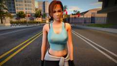 Jill Valentine (Kasumi) Resident Evil 3 v1 para GTA San Andreas