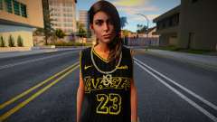 Lara Croft Fashion Casual - Los Angeles Lakers 1 para GTA San Andreas