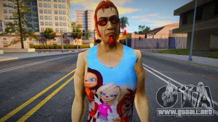 Postal Dude en Barboskin Camiseta para GTA San Andreas