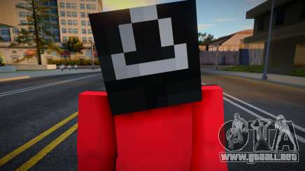 Minecraft Squid Game - Trangle Guard para GTA San Andreas