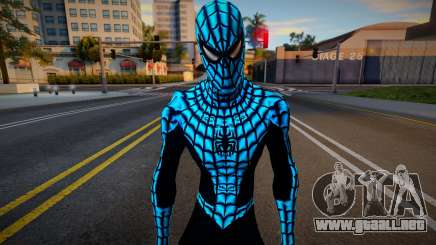 Spiderman Web Of Shadows - Blue Crystal Suit para GTA San Andreas