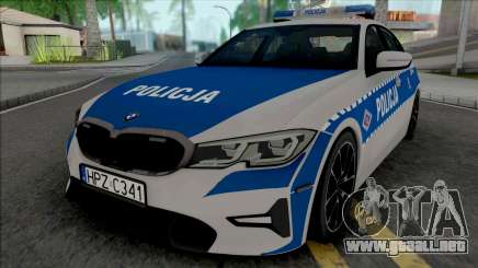 BMW 3-er G20 Policja para GTA San Andreas