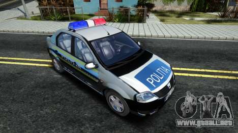 Dacia Logan Politia para GTA San Andreas