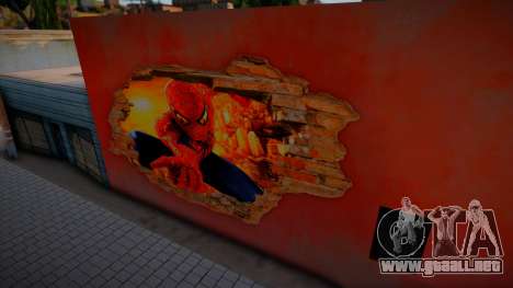 Spiderman Mural para GTA San Andreas