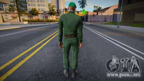 Soldado con boina verde para GTA San Andreas