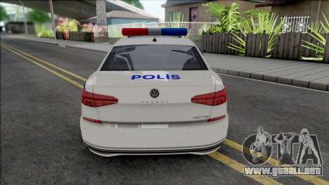 Volkswagen Passat 380 TSI Turkish Police para GTA San Andreas