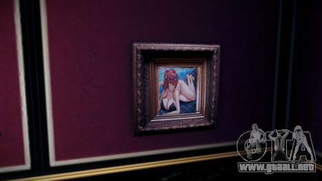 Waifu Potrait at Tommys Mansion para GTA Vice City