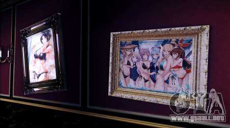 Waifu Potrait at Tommys Mansion para GTA Vice City