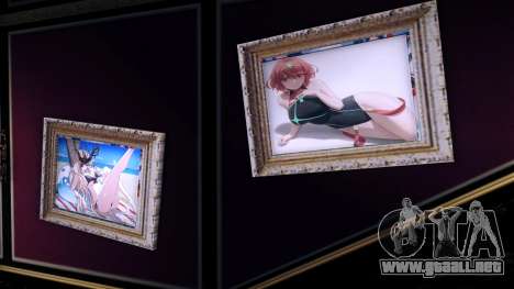 Waifu Potrait at Tommys Mansion para GTA Vice City