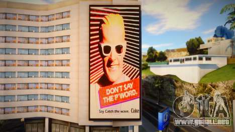 Maxheadroom Billboard para GTA San Andreas