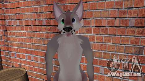 Wolf  Fox Player Model Skin para GTA Vice City