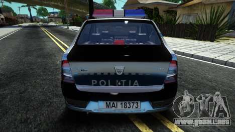 Dacia Logan Politia para GTA San Andreas