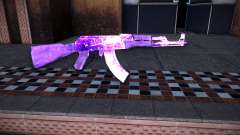 AK-47 Skin Ice Fuchsia