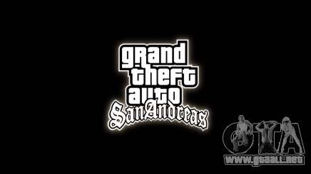 Protector de pantalla de inicio mejorado para GTA San Andreas