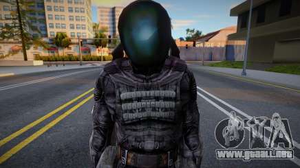 Miembro del grupo Black Angel en una combinación científica para GTA San Andreas