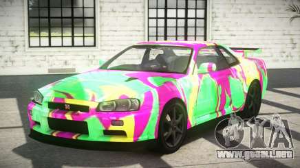 Nissan Skyline R34 Zq S10 para GTA 4