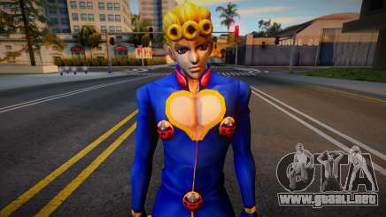 Giorno Giovanna from JJBA Diamond Records 2 para GTA San Andreas