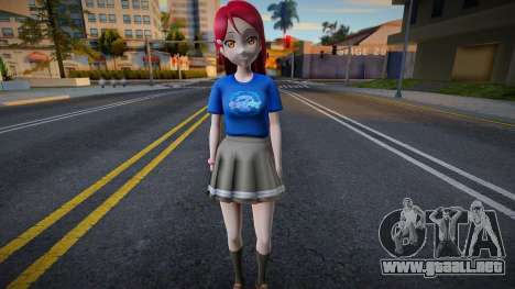 Love Live - Tshirt 4 para GTA San Andreas